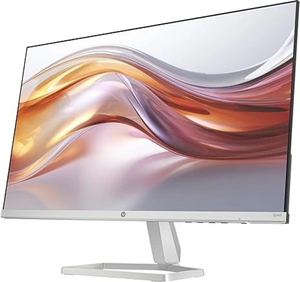 SKU-0146/ SIZE- 24"- HP Series 5 524sf Monitor 94C17AA#ABA (Replaces M24f) Bundle with Docztorm Dock, 24" FHD IPS (1920x1080) Display, 1x HDMI, 1x VGA, Flicker-Free, Ideal for Home & Business, Black/Silver