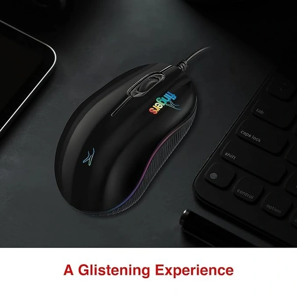 SKU-0171/ MOUSE- WIRED- FINGERS RGB-Breathe Wired Mouse with Advance Optical Technology and Breathing RGB LED Lights (Lightweight and Comfortable | Compatible with Windows®, Mac, Linux