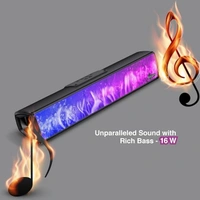 SKU-0285/ SPEAKERS- FINGERS SoundFlame (India’s First Portable Speaker with Flame effects, Deep Bass 16 W, Bluetooth v5.3, USB, MicroSD, AUX, Magnetic Remote Control) – Rich Black