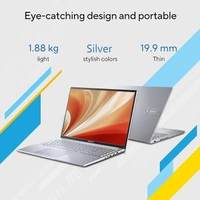 SKU-0291/ CORE I7- 12TH GEN- ASUS Vivobook 16, 16" (40.64cm)WUXGA 16:10 60 Hz, Intel Core i7-12700H, Thin & Light Laptop (16GB DDR4/512GB SSD/Intel Iris Xe Graphics/Win 11/Office 2021/Transparent Silver/1.88 Kg), X1605ZAC-MB741WS