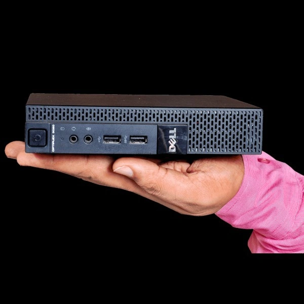 SKU-0395/ CORE I3- 4TH GEN- TINY- (Refurbished) Dell Optiplex 3020 Mini PC (Intel Core I3- 4th gen, 4 GB RAM, 128 GB SSD, Windows 10 Pro, MS Office, HD Graphics, USB, Ethernet,VGA), Black