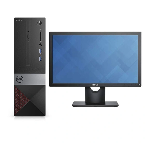 SKU-0430/ Core i3/ 8th Gen/ Dell Vostro 3470 SFF Desktop/ Home and Business Black (Intel i3-8500 6-Core / Intel UHD 630, 2xUSB 3.1/ 2 Display Port (DP)/ Optical Drive/ Win 10 Pro+MS- Office (Import Material)- 1 Year Warrnety