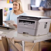 SKU-0099/ LASERJET- Brother DCP-L2520D Automatic Duplex Laser Printer with 30 Pages Per Minute Print Speed, Multifunction (Print Scan Copy), 2 in 1 (ID) Copy Button, LCD Display, 32 MB Memory, 250 Sheet Paper Tray, USB