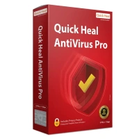 SKU-0134/ ANTIVIRUS- MULTIUSER- 1YEAR- 2PC- Quick Heal Antivirus Pro Latest Version - 2 PCs, 1 Year | AI Based Device Security for Laptop | Email and Browsing Protection