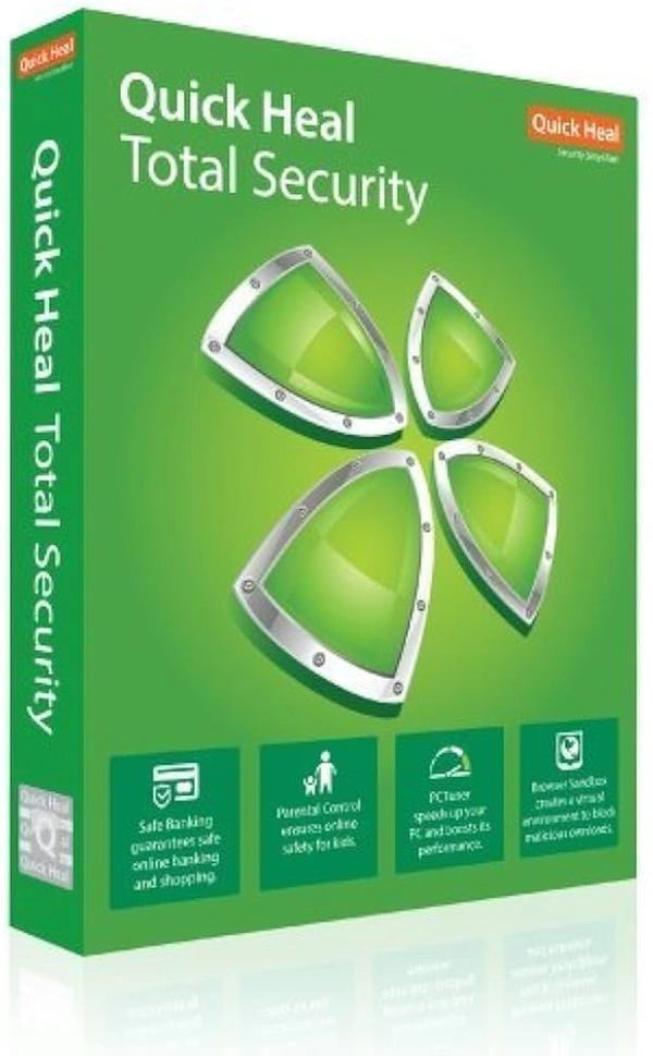 SKU-0153/ ANTIVIRUS- 1YEAR- 5PC- Quick Heal | Total Security Latest Version | 5 Users | 1 Year