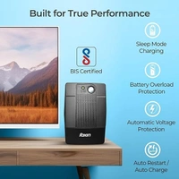 SKU-0177/ UPS- REGULAR- Foxin UPS 600va 360W with LED Indicator, UPS for PC | Laptops | Gaming Computers | WiFi Routers & More | BIS Approved