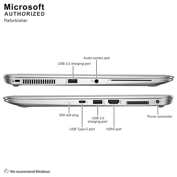 SKU-0225/ CORE I5- 6TH GEN- TOUCH SCREEN- HP ELITE-BOOK 1040 G3 TOUCH- Core I5-6th Gen/ 8GB Ram/ 256 GB SSD Drive / 14.1" FHD Touch Screen/ Win 10 Pro + Adapter