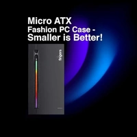 SKU-0330/ CABINET- RGB- Fingers RGB-Flow India's First Micro ATX PC C2 Fashion Computer Case Cabinet with ARGB LEDs
