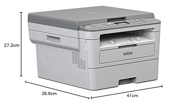 SKU-0100/ LASERJET-Brother DCP-B7500D Automatic Duplex Laser Printer with 34 Pages Per Minute Print Speed, Multifunction (Print Scan Copy), LCD Display, 128 MB Memory, Large 250 Sheet Paper Tray, USB Connectivity Visit the Brother Store