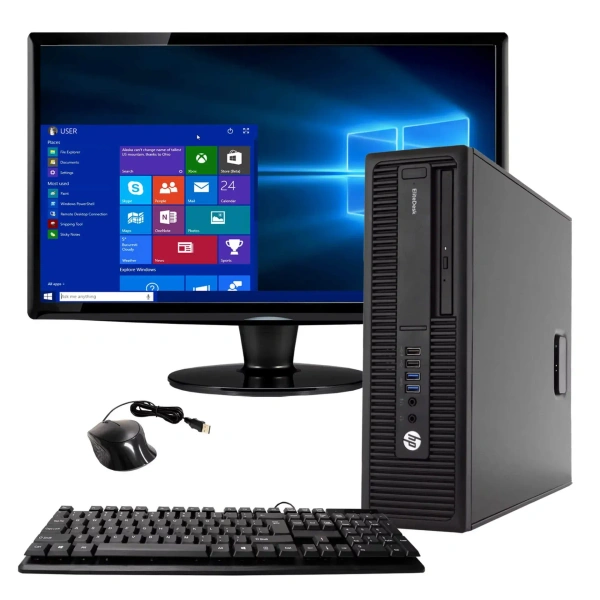 SKU-0131/ Core I5/ 6th Gen/ HP Business Desktop ProDesk 600 G2/ 800 G2 Desktop Computer - Intel Core i5 (6th Gen) i5-6500 3.20 GHz/ DDR4 SDRAM/ USB 3.0/ Slim/ Business Series CPU.