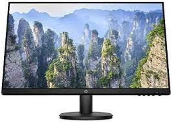 SKU-0145/ SIZE- 27"- HP V27I G5 Fhd LED Monitor, 27 Inch(68.6 Cm) 3-Sided Micro-Edge Anti-Glare Low Blue Light, Flicker Free, 5 Ms Response Time, Isp Panel(Black)