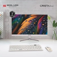 SKU-0203/ SIZE- 22"- Zebion FHD Led Frameless Monitor Crista Series, IPS Panel, 1920x1080 Pixel with Max Resolution, HDMI, VGA, Wall Mountable, Fast Response Time, 3 Year Warranty (22-Inch, 75Hz)