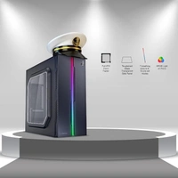 SKU-0331/ CABINET- RGB- FINGERS RGB-Admiral Polycarbonate Computer Case - Black