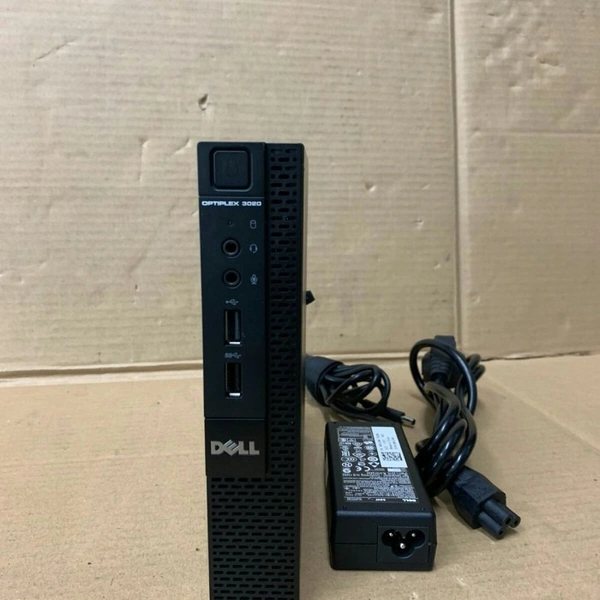 SKU-0395/ CORE I3- 4TH GEN- TINY- (Refurbished) Dell Optiplex 3020 Mini PC (Intel Core I3- 4th gen, 4 GB RAM, 128 GB SSD, Windows 10 Pro, MS Office, HD Graphics, USB, Ethernet,VGA), Black