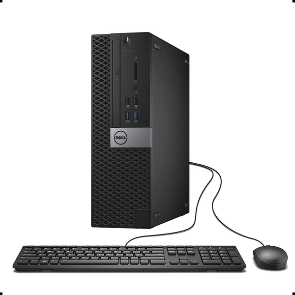 SKU-0533/ DELL Business Desktop 3050 Desktop Computer - Intel Core i5 (7th Gen)/ 8 GB DDR SDRAM - 256 GB SSD (Renewed)- 1 Year Warrenty.