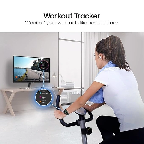 SKU-0556/ SIZE- 27" -Samsung 27" (68.6cm) M5 Smart Monitor with Smart TV Experience|FHD 1920 x 1080|Bezeless|OTT Apps|IoT Hub|Office 365|Workout Tracker|Speakers|Remote|Wi-Fi|Bluetooth|LS27BM500EWXXL|Black