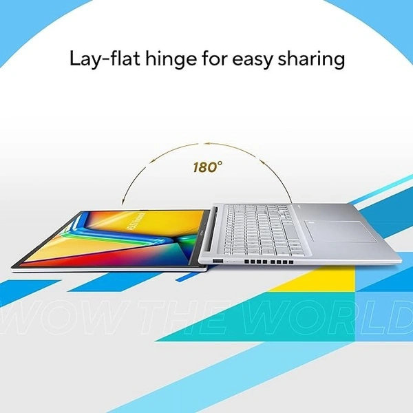 SKU-0289/ CORE I5- 12TH GEN- "Intel i5-12500H/ 16GB DDR4/ 512GB 4.0 SSD/ 16"" WUXGA (1920 x 1200) 16:10/ Transparent Silver/ FingerPrint/ Backlit KB/ Win 11 Home/ MS Office/ Backpack"---ASUS Vivobook 16 X1605ZAC-MB540WS