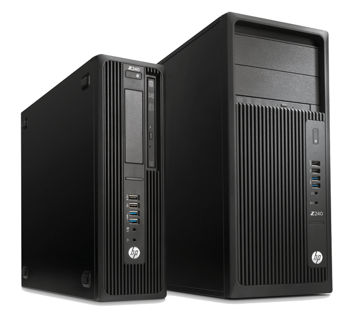 SKU-0537/ HP Z240 PCs Desktop (6th Gen Core i5- 8 GB / 256 GB SSD / Windows MS Office Intel HD Graphics), Black.