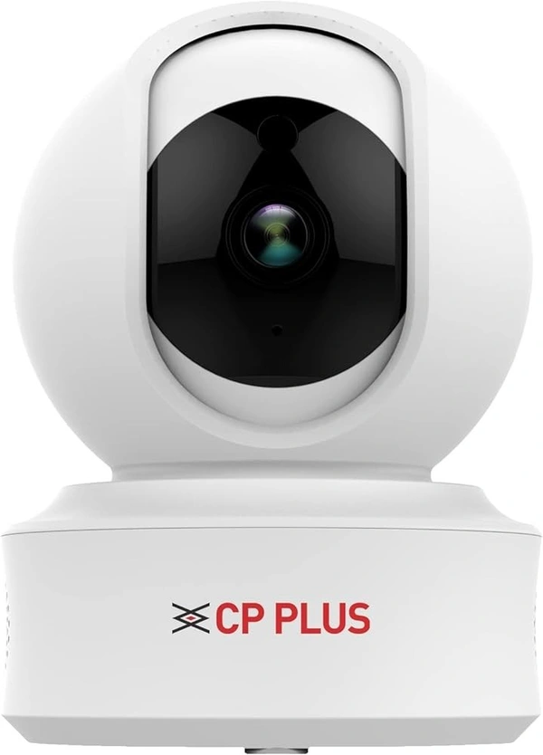 CCTV- WIFI CAMERA- CP PLUS 2MP Full HD Wi-fi CCTV Camera | 360°View PT Camera | Motion Tracking | Cloud Monitoring | 2-Way Talk, Night Vision| Support SD Card (Up to 256 GB) | Privacy Mode - CP-E28A