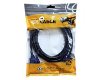SKU-0420/ VGA CABLE- 1.5MTR- LAPCARE- Lapcare Premium VGA Cable, 15Pin Male to Male (1.5M)-Black- 1 Year Warrenty