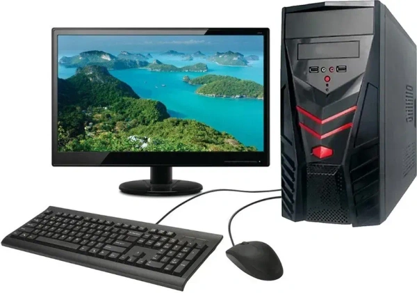 SKU-0191/ NEW CORE I3- PC SET/ With LED HD Monitor + USB Keyboard & Mouse@ 9999 Only ( Limited Offer )1 year Warrenty