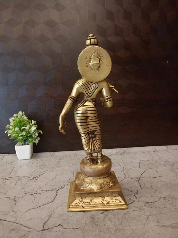 DecorsOne Brass Meenakshi Amman Idol 12″