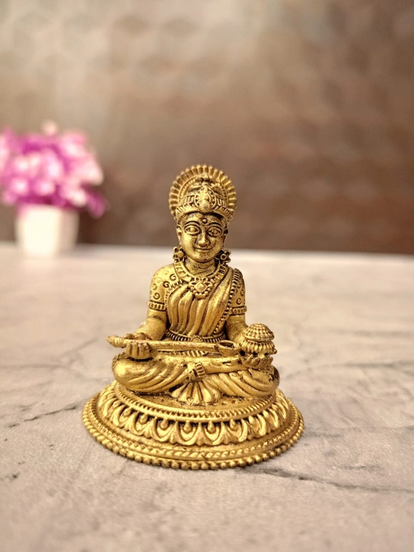 DecorsOne Brass Fine Art Annaporani Idol 2.5″