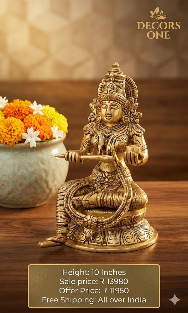 Brass Anna Poorani Idol