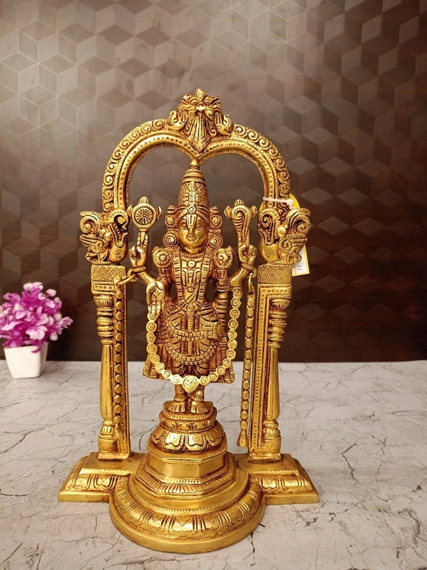 Buy Brass Balaji With Arch Idol