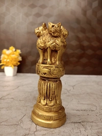 DecorsOne Brass New Design Ashoka Pillar- 7″
