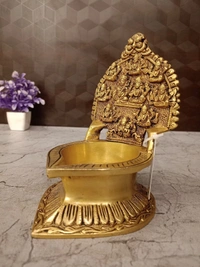 DecorsOne Brass Ashtalakshmi Diya 7''