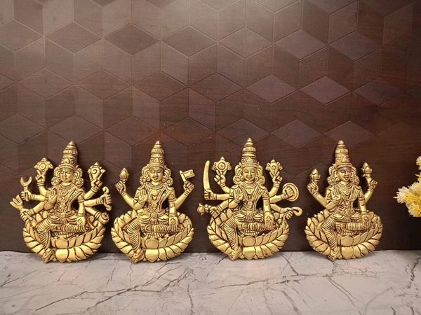 DecorsOne Brass Ashtalakshmi Wall Mount 5.5"