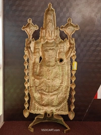 DecorsOne Brass Tirupati Balaji idol’s black antique finish / Bring Wealth, Peace & Protection Home