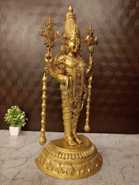 DecorsOne God Brass venkatachalapathi Statue Good For Pooja 23″
