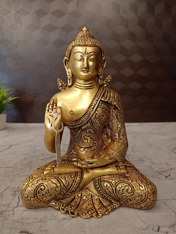 Buy Brass Buddha Statue For Home Decor