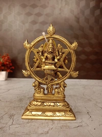 DecorsOne Brass Chakrathalwar Idol 7″