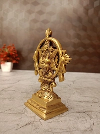 DecorsOne Brass Chakrathalwar Idol 5”