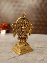 DecorsOne Brass Chakrathalwar Idol 5”