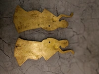 DecorsOne Brass Lady Wall Mount Pair - 8"