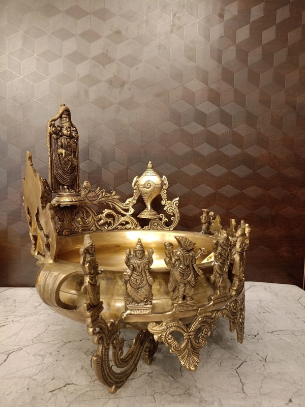 Brass Dasavatharam uruli