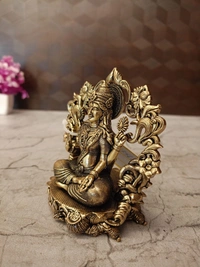 Brass Fine Art Designer Arch Lakshmi Idol