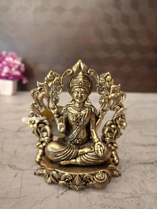 Brass Fine Art Designer Arch Lakshmi Idol