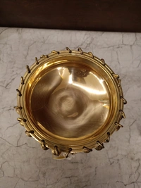 DecorsOne Brass Fish Uruli for Home Decor and Vastu 11″