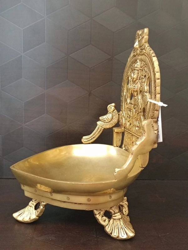 DecorsOne Brass Gajalakshmi vilakku 9″