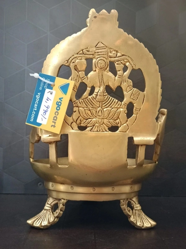 DecorsOne Brass Gajalakshmi vilakku 9″