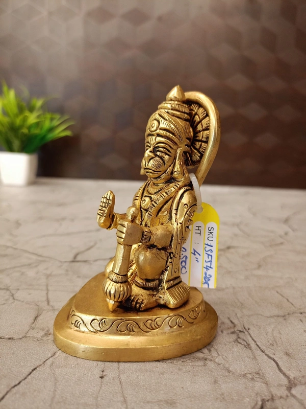 Brass Hanuman Statue