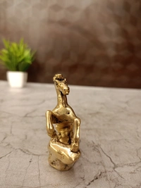 DecorsOne Brass Jumping Horse Statue 2.5″