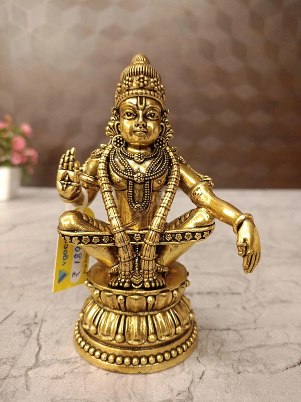 Brass Fine Art Ayyappan Idol