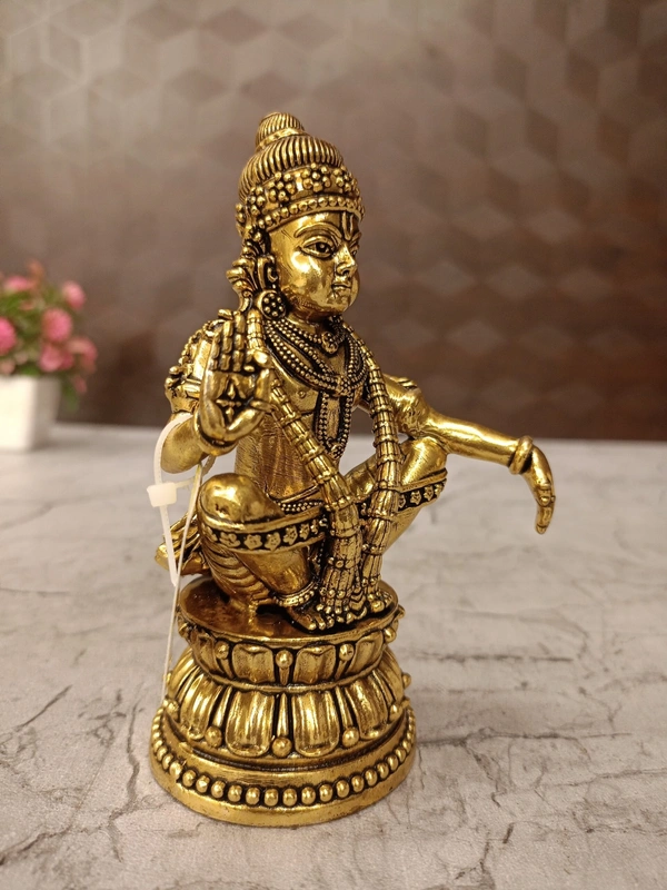 Brass Fine Art Ayyappan Idol