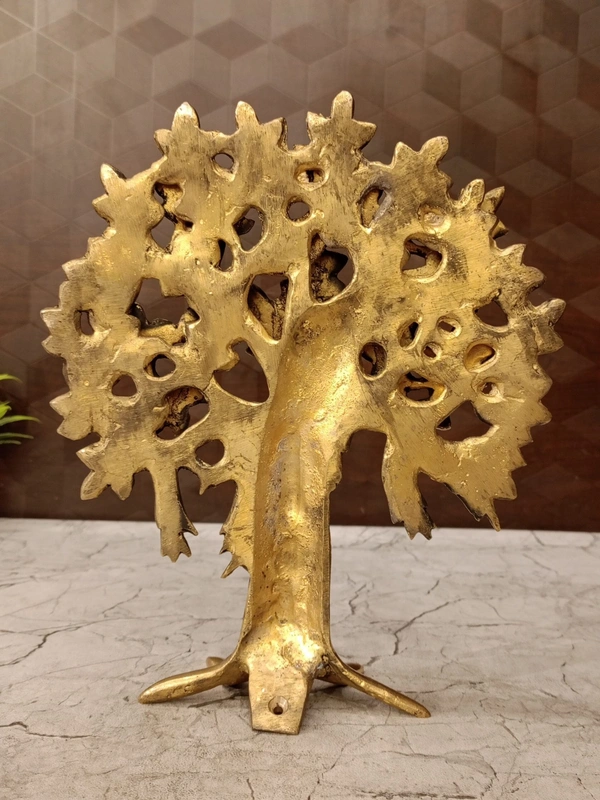DecorsOne Brass Kalpavriksha Tree With Stand 10″